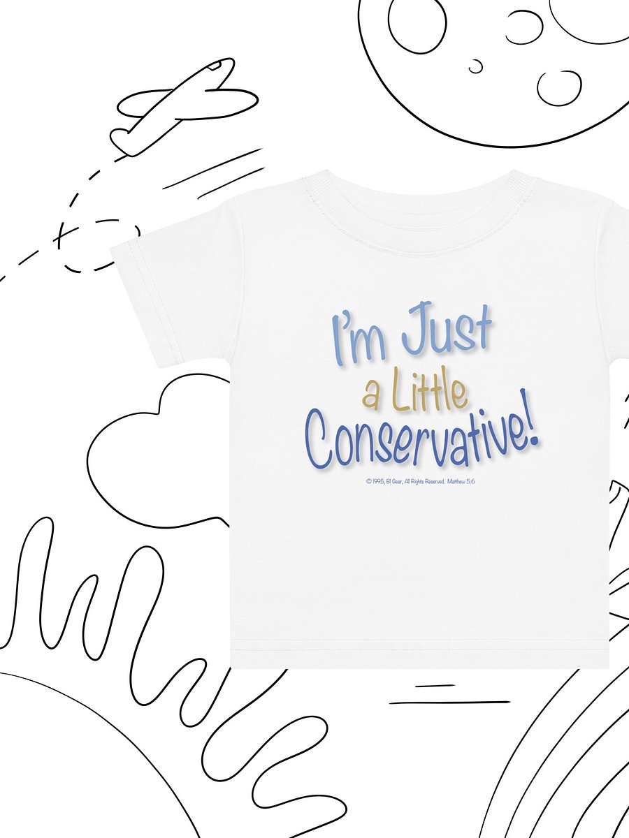 Kids Conservative T-Shirt | I’m Just a Little Conservative | Funny Political Shirt for Kids | Patriotic Tee | Right Wing Toddler Shirt product image (7)