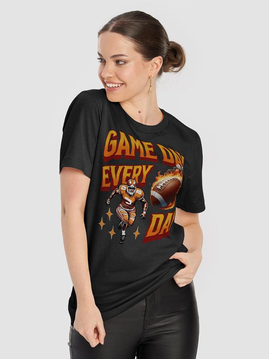 Game Day Every Day Football Flaming T-Shirt product image (11)