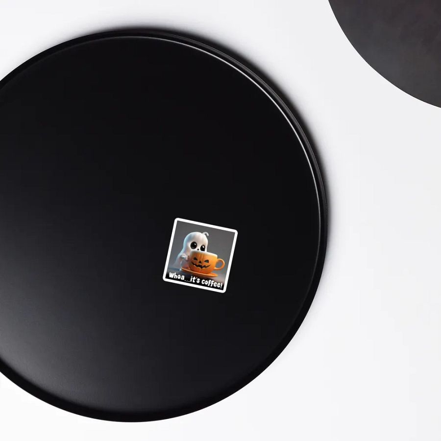 Coffee Ghost Die-Cut Magnets product image (6)
