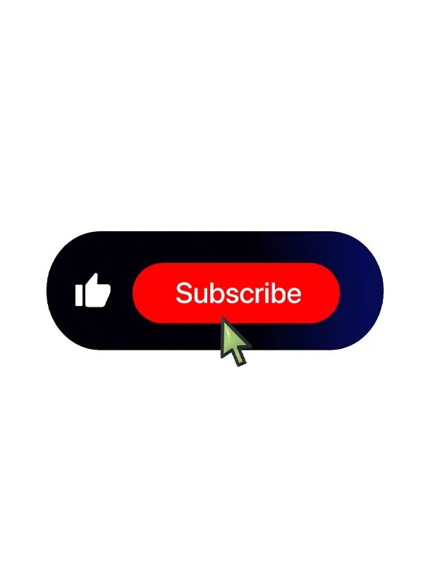 Modern Youtube Subscribe Button with Like and Bell Notification product image (2)