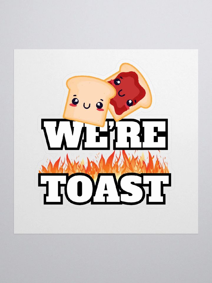 Whimsical 'We're Toast' Sticker Set product image (1)