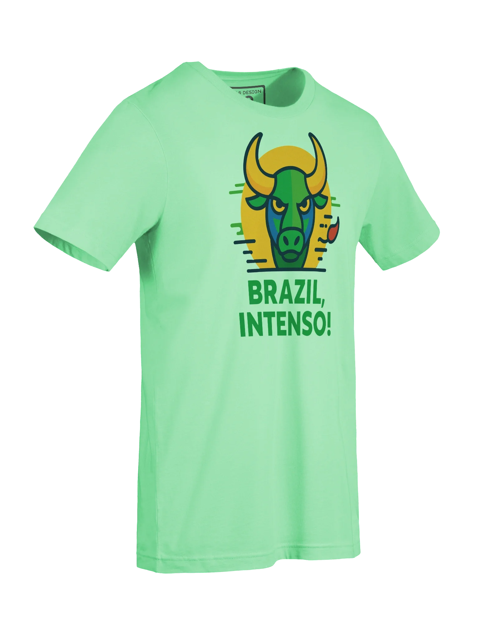 BRAZIL INTENSO! – Spicy Bull Power Tee by – by M-Art & Design product image (81)