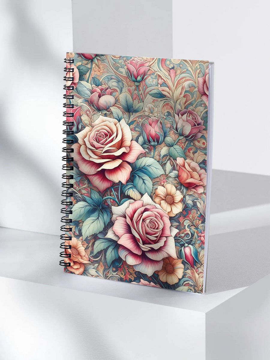 Royal Floral Spiral Notebook product image (4)