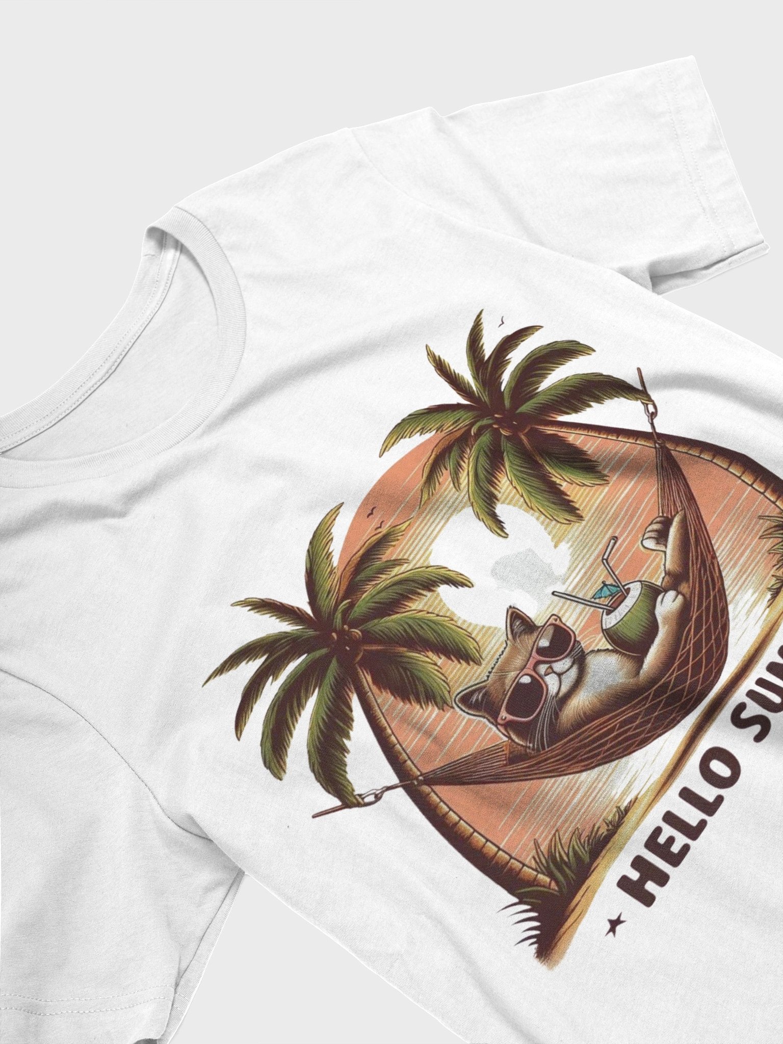 Summer Cat Vibes T-Shirt product image (2)