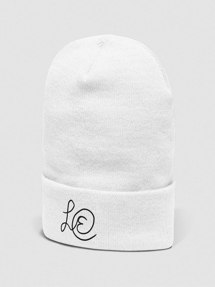 Lisa Eli Logo Beanie (White) product image (2)