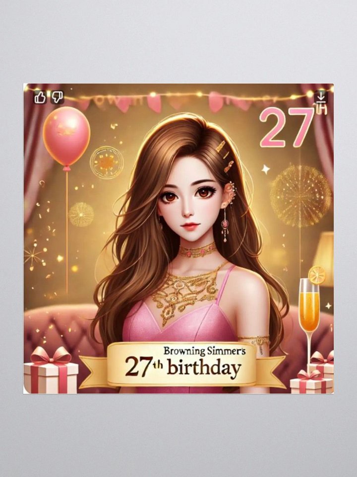 BrowningSimmer 27th Birthday product image (3)
