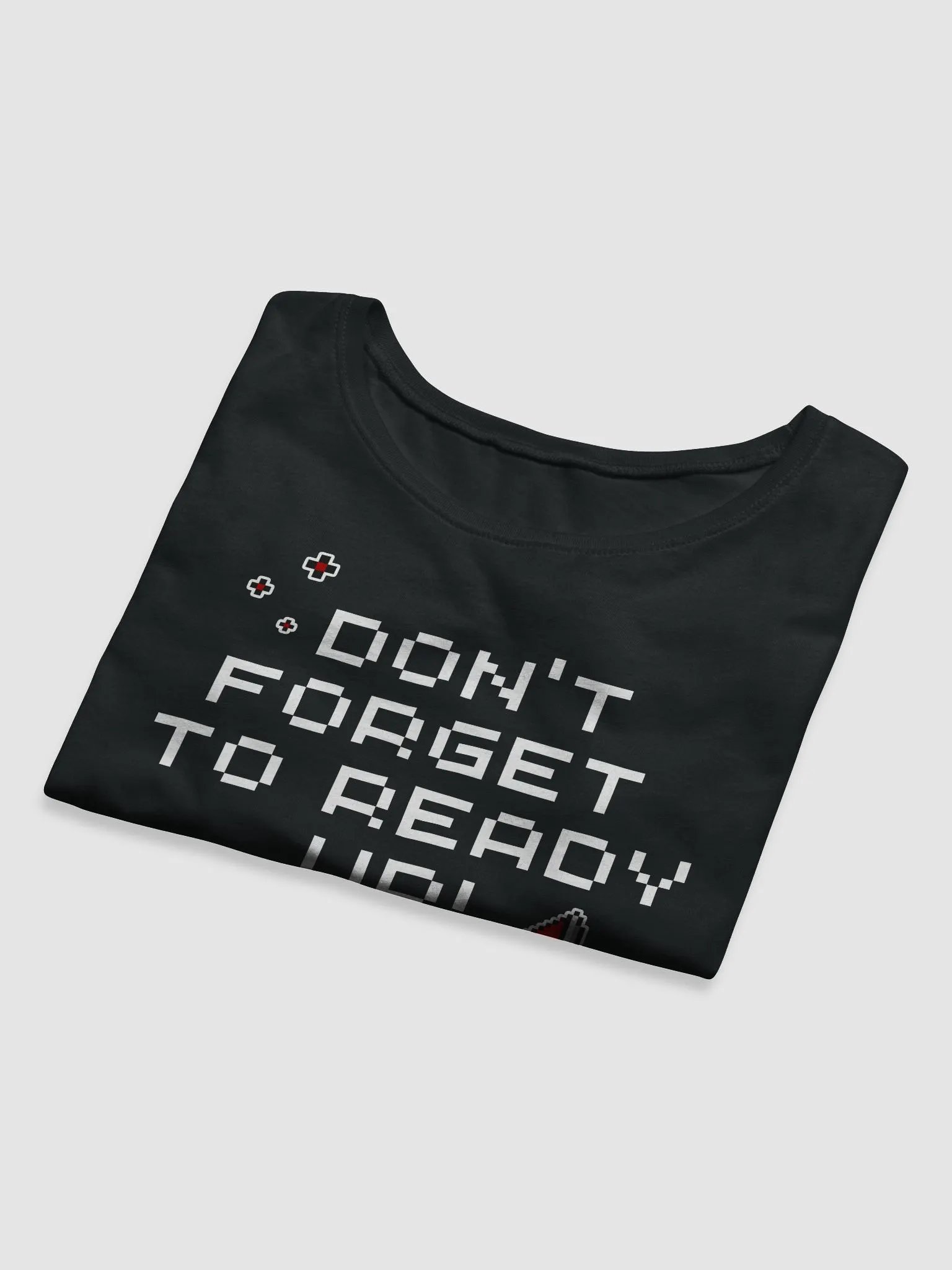 Dont Forget To Ready Up! Womens Printed Crop Top product image (5)