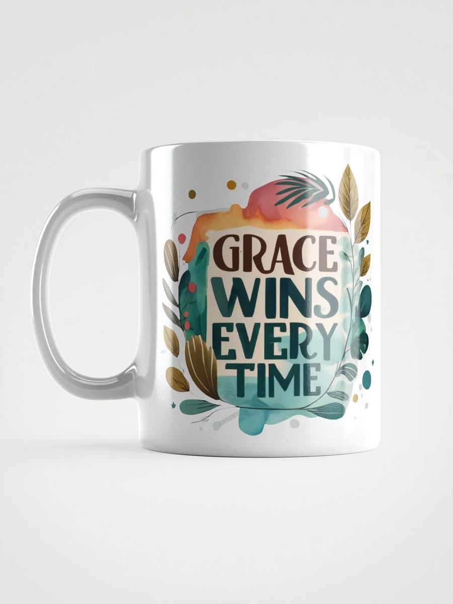 Grace Wins Every Time Ceramic Mug product image (1)
