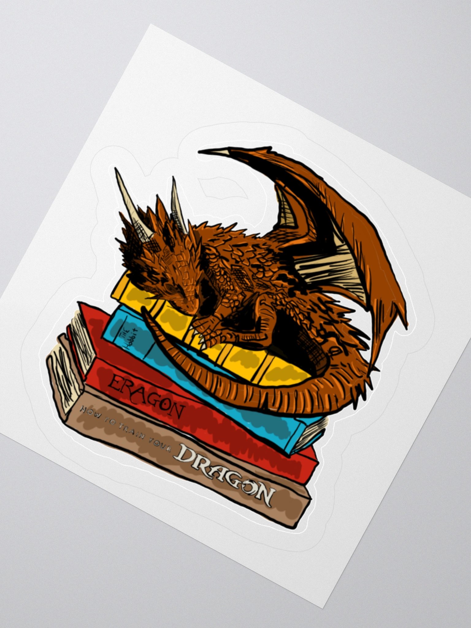 Sleepy Book Dragon product image (2)