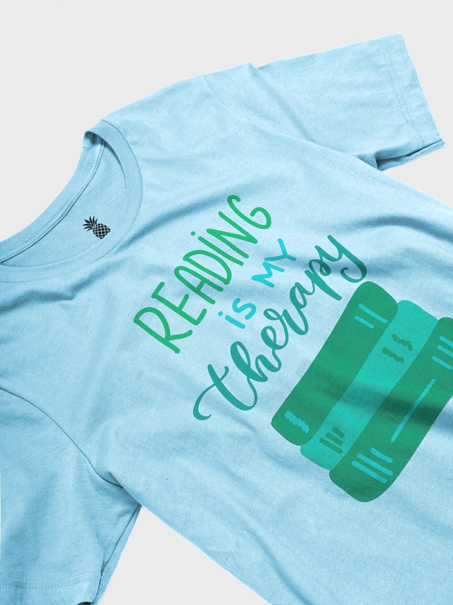 Reading Is My Therapy Unisex T-Shirt product image (3)