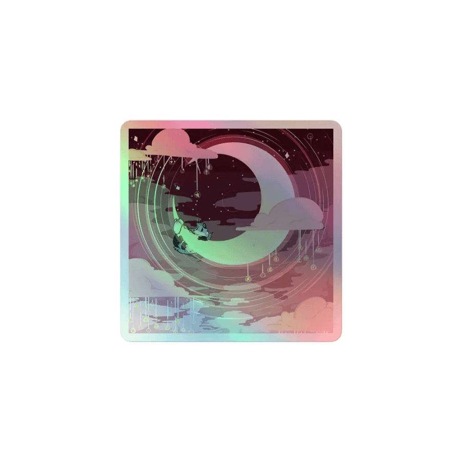 Cotton Candy Skies Holo Sticker product image (1)