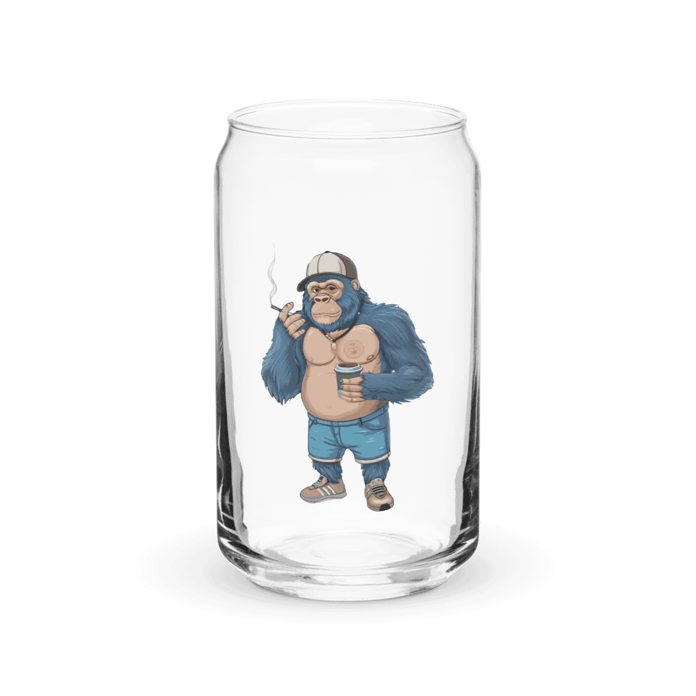 Blue Gorilla Can-Shaped Glass product image (1)
