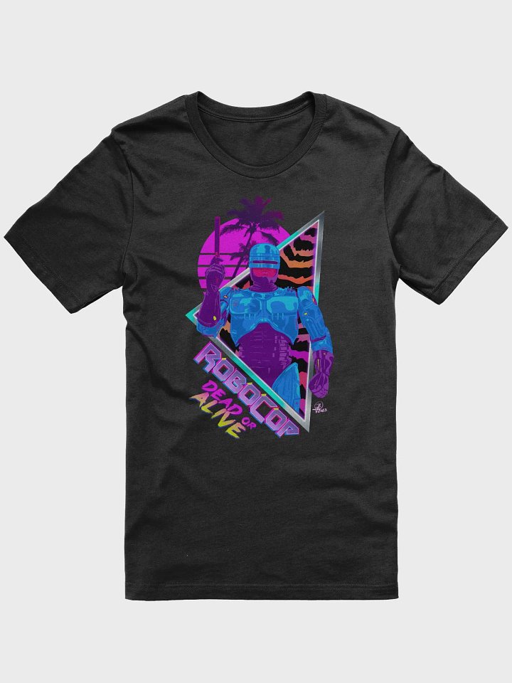 Dead or Alive Synthwave Robocop Shirt product image (2)
