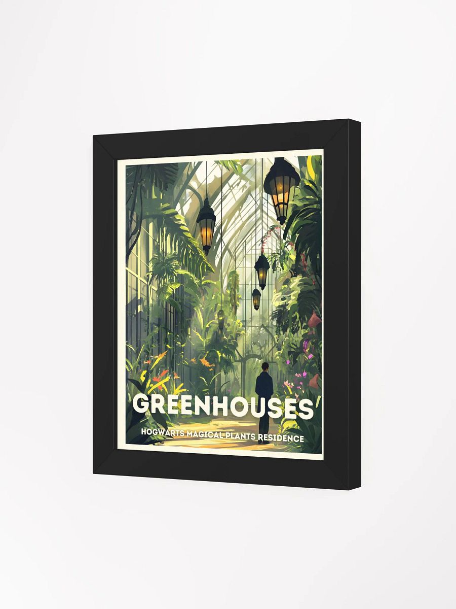 Hogwarts Greenhouses Vintage Travel Poster product image (3)