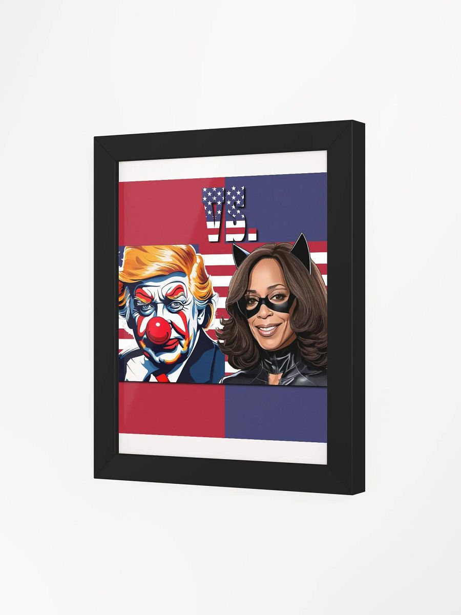 Joker Trump vs. Cat Harris Framed Poster product image (84)