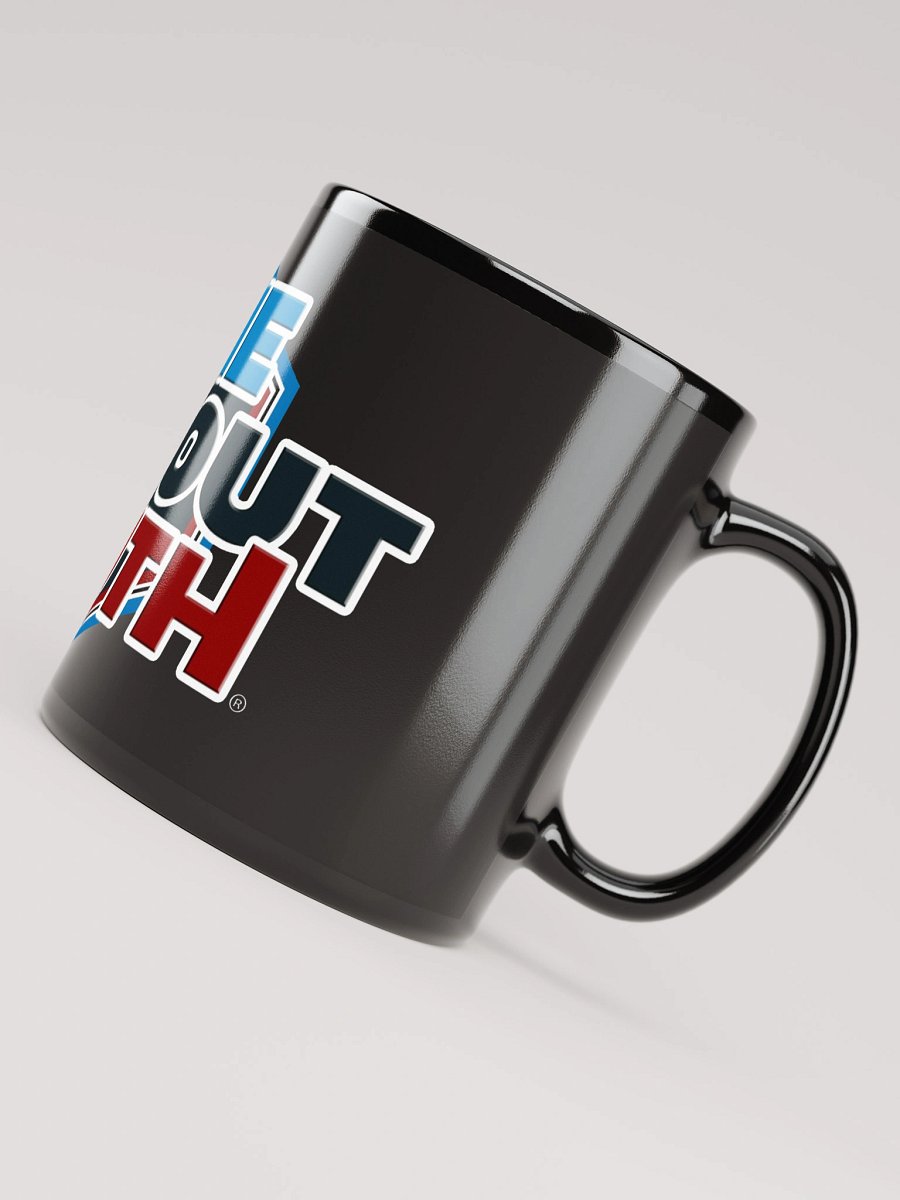 TFOT Black Blue Hex Shield Mug product image (3)