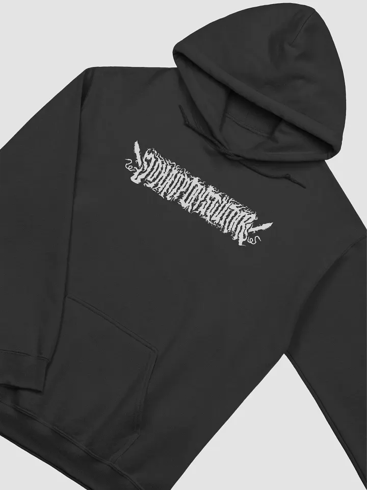 White Death Metal Logo Hoodie (Unisex) product image (16)