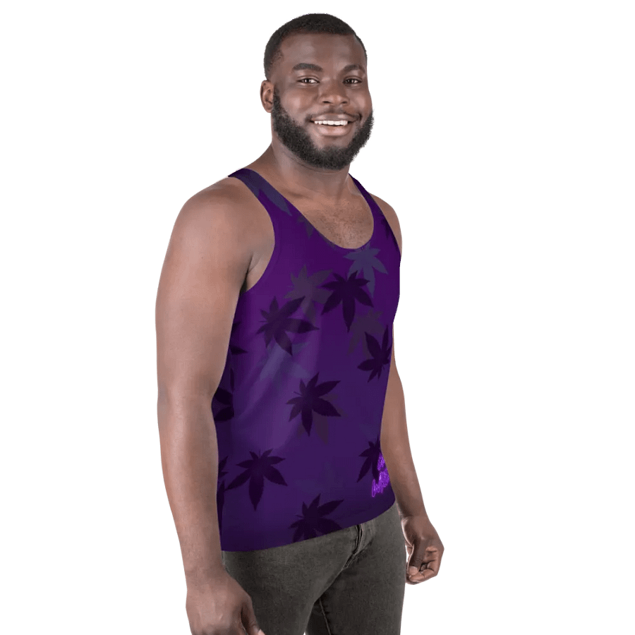 Tank Top Leafy Purple product image (7)