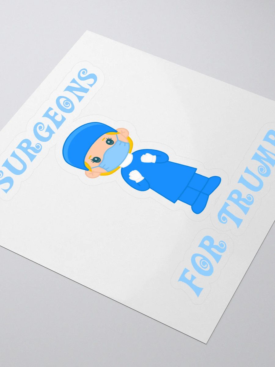 Surgeons For Trump 2024 (F) Sticker product image (3)