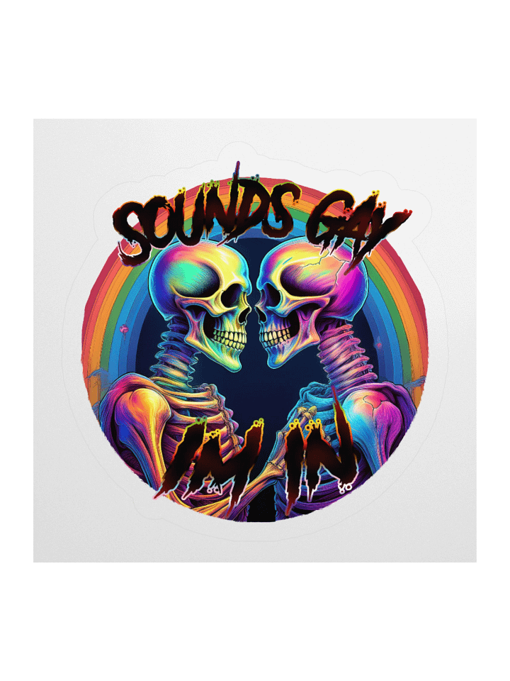 Sounds Gay Cut Stickers product image (2)