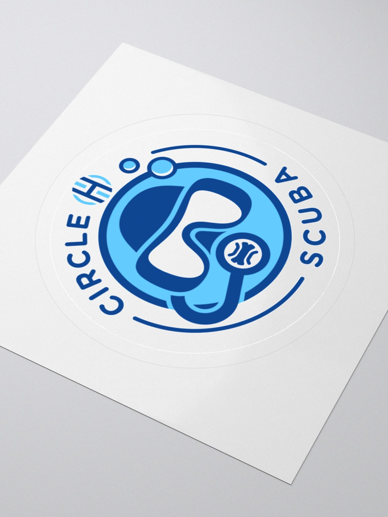 Circle H Scuba Sticker product image (6)