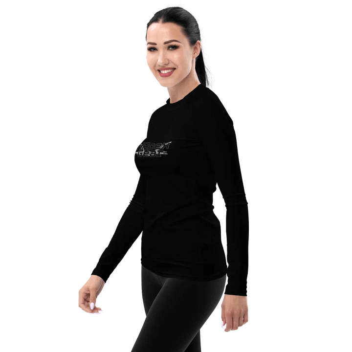 Women's Rash Guard - Black - Black HApex Gear Black Logo product image (2)