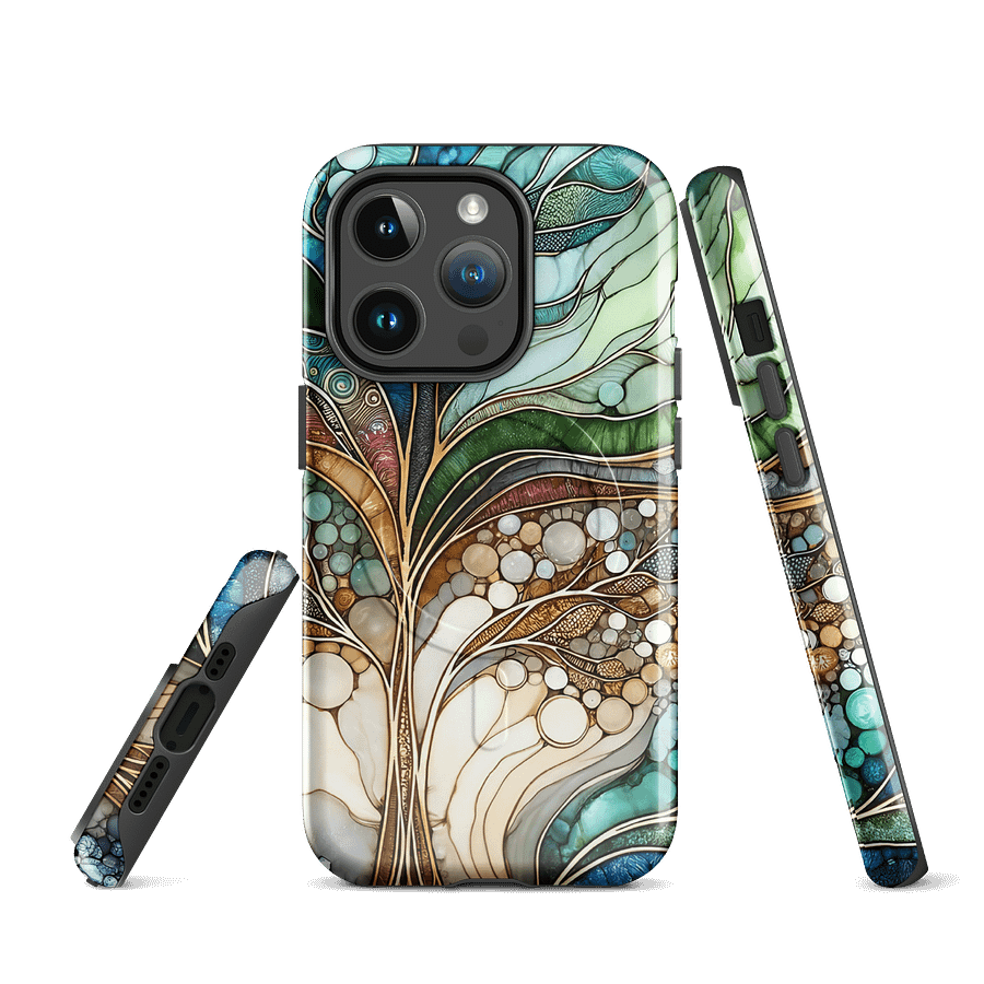 Artistic Tree Mosaic iPhone® MagSafe® Tough Case product image (3)