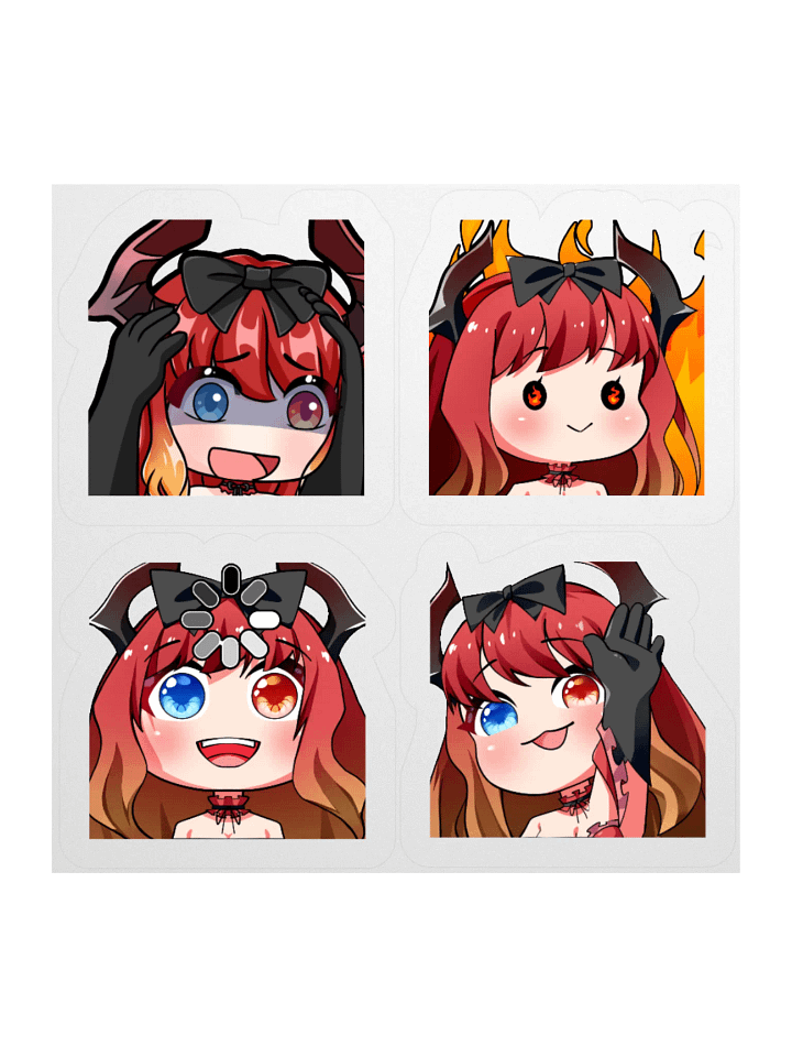 ScarLight Crimson Emotive Sticker Set product image (3)