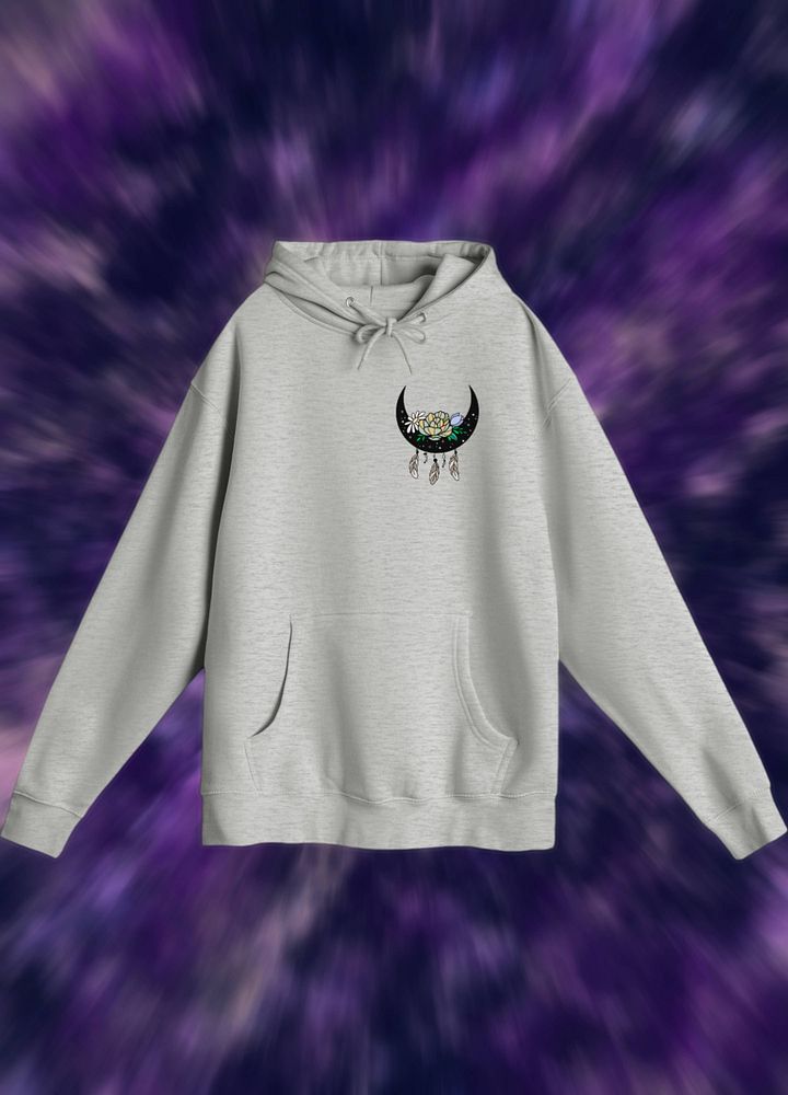 Floral Feathers Unisex Hoodie product image (1)