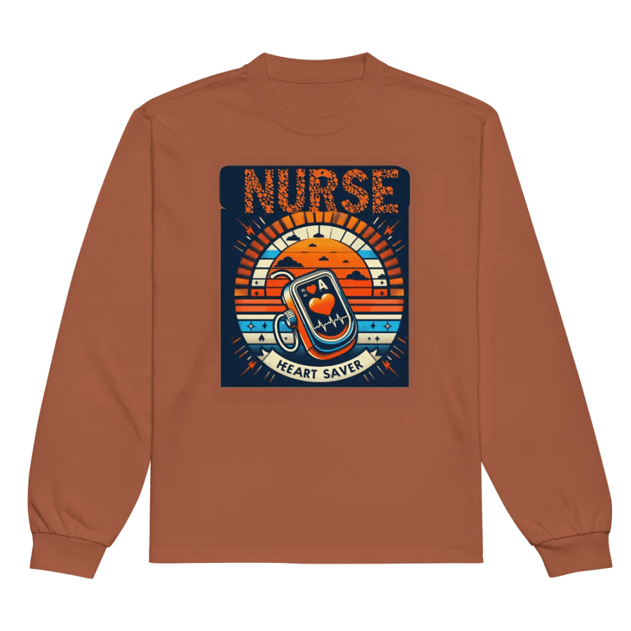 Heart Saver Nurse Long Sleeve Shirt product image (6)