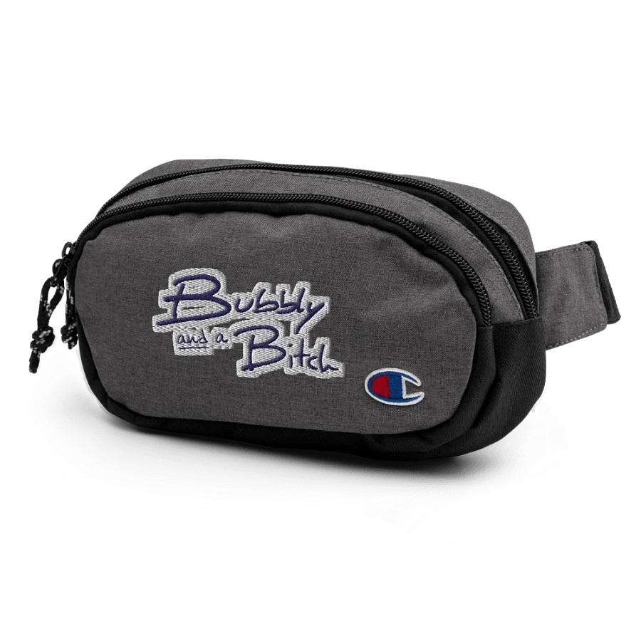 Bubbly and a B (navy bubble design) champion fanny pack product image (4)