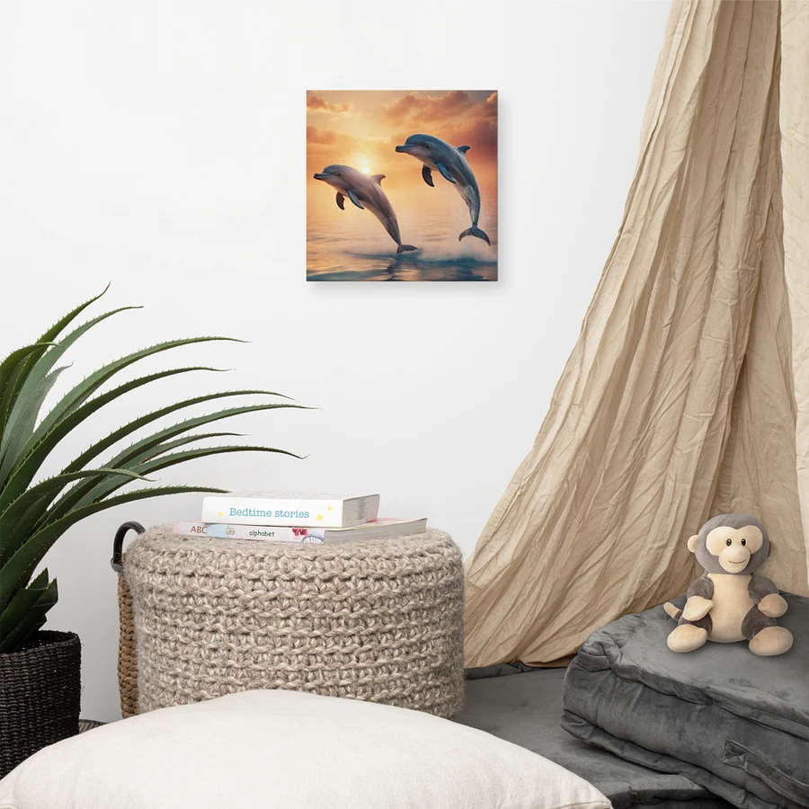 Dolphins Leaping From The Sea Wall Art product image (7)