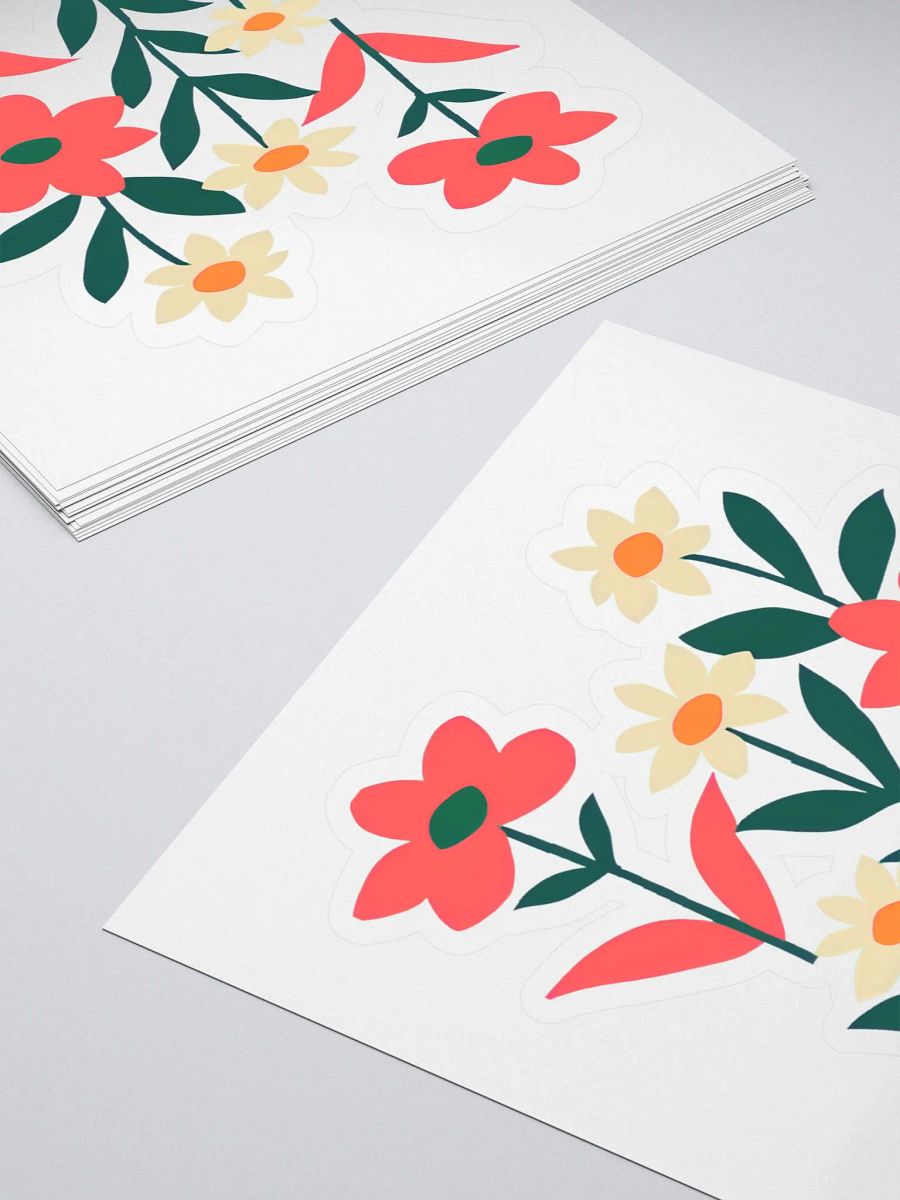 Daisy in Bloom Enjoy the Beauty of Nature Kiss Cut Sticker product image (4)