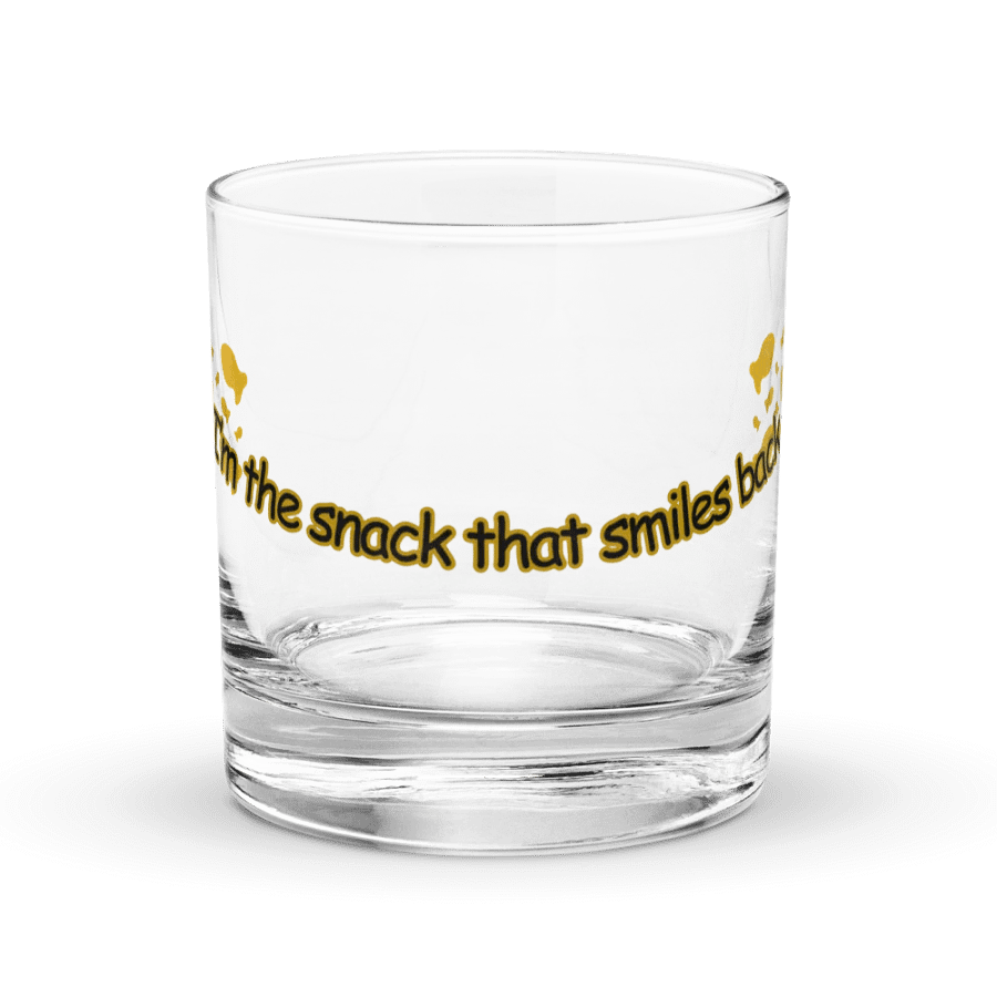 Snack that smiles back whiskey glass product image (1)