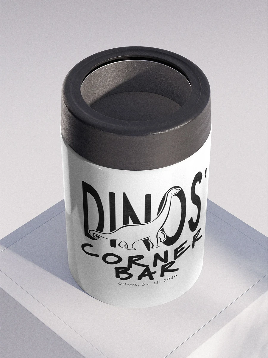 Dinos' Corner Bar Steel Koozie [Dark] product image (3)