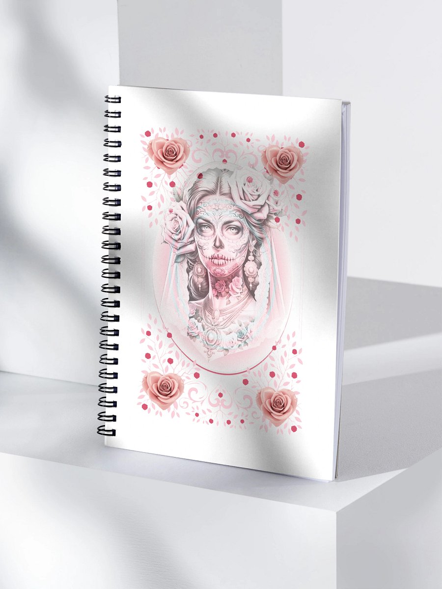 Day of the Dead Rose Spiral Notebook product image (1)