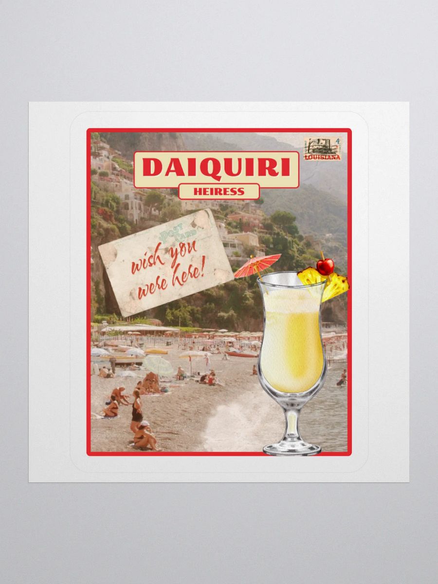 WISH YOU WERE HERE! DAIQUIRI STICKER product image (1)