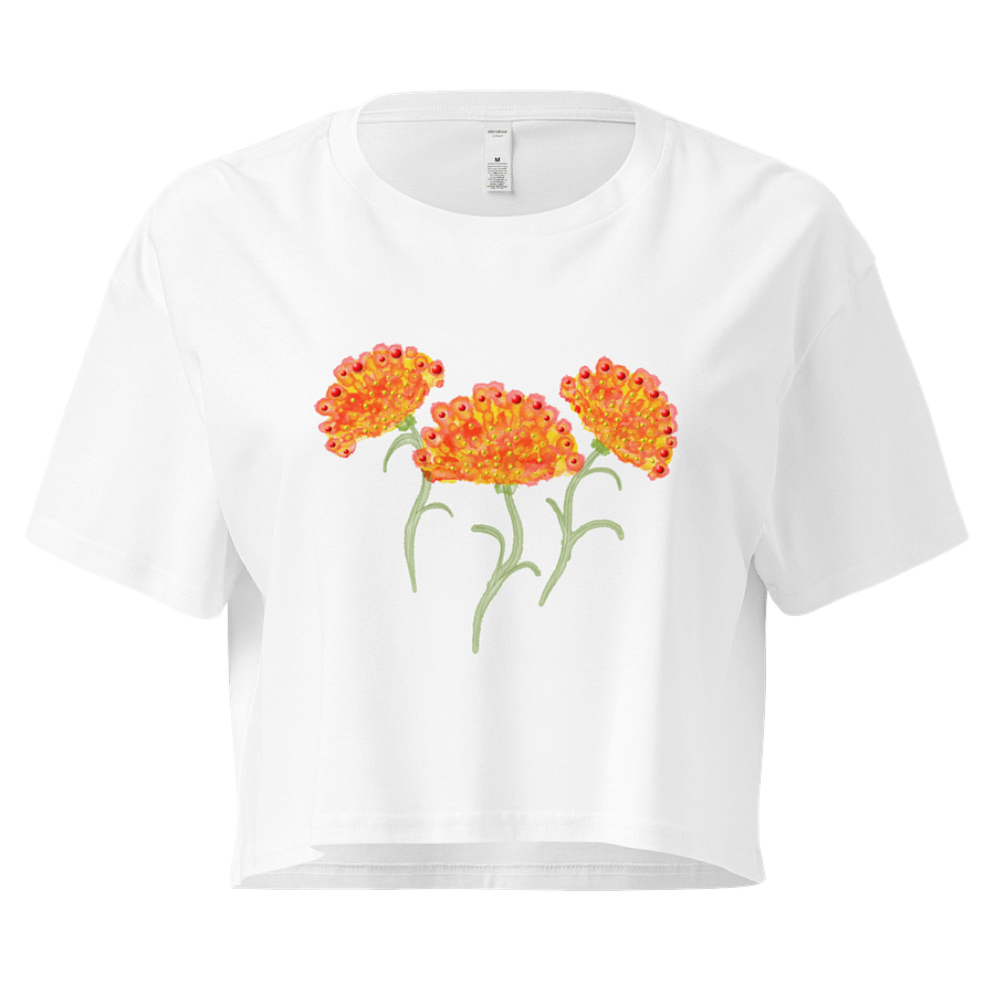 Clustered Orange Blossom Women's Crop Top product image (25)