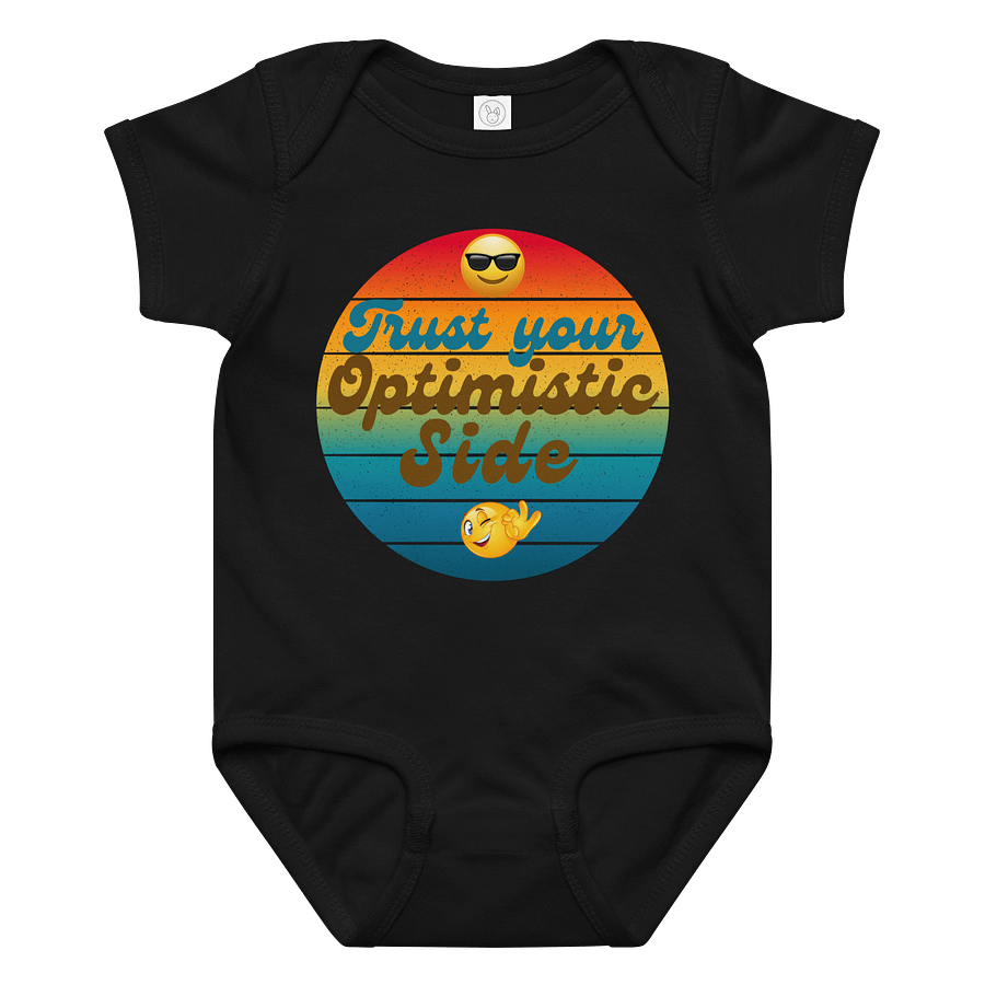 Optimistic Badge Baby Bodysuit product image (1)