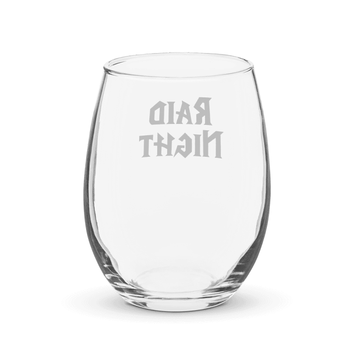Raid Night | World of Warcraft | Wine Glass product image (2)