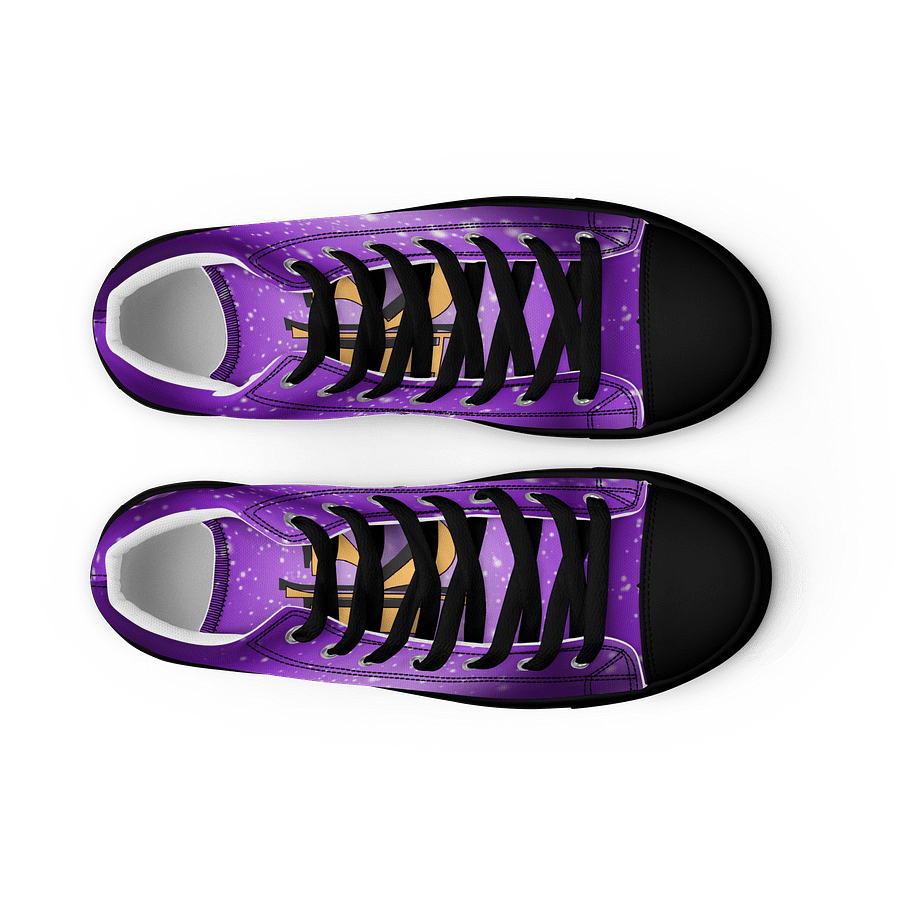 (Purple CHIBI) K Women's High Top Canvas Shoes product image (9)