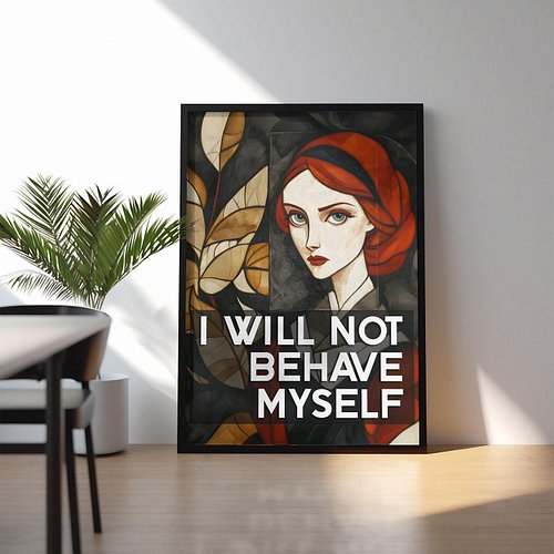 Ready to spice up your walls with some unapologetic attitude? 🎨✨ 

Introducing our *Feminist Art Print*, featuring the bold *...