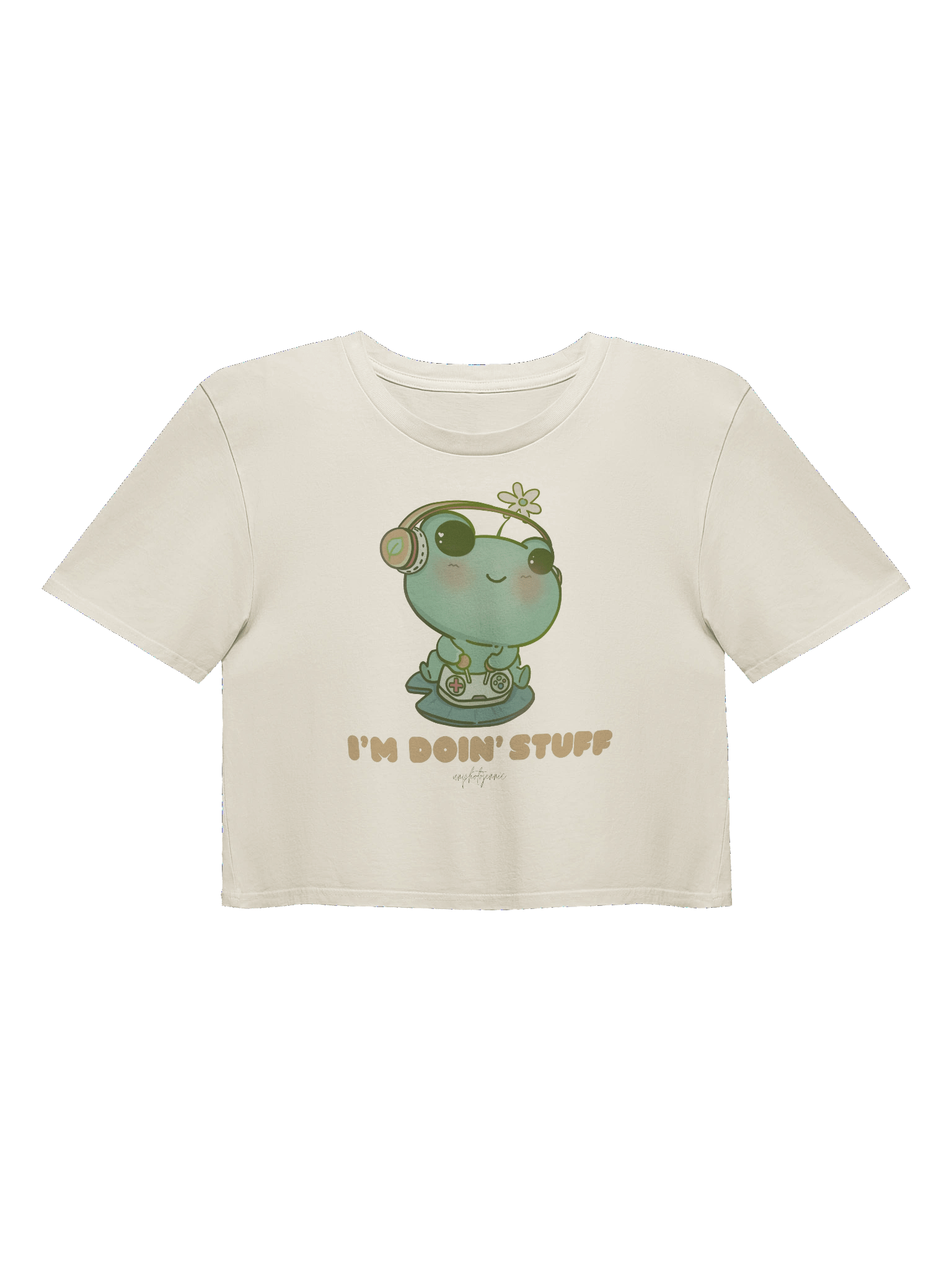 I'm Doin Stuff Cropped Tee product image (1)