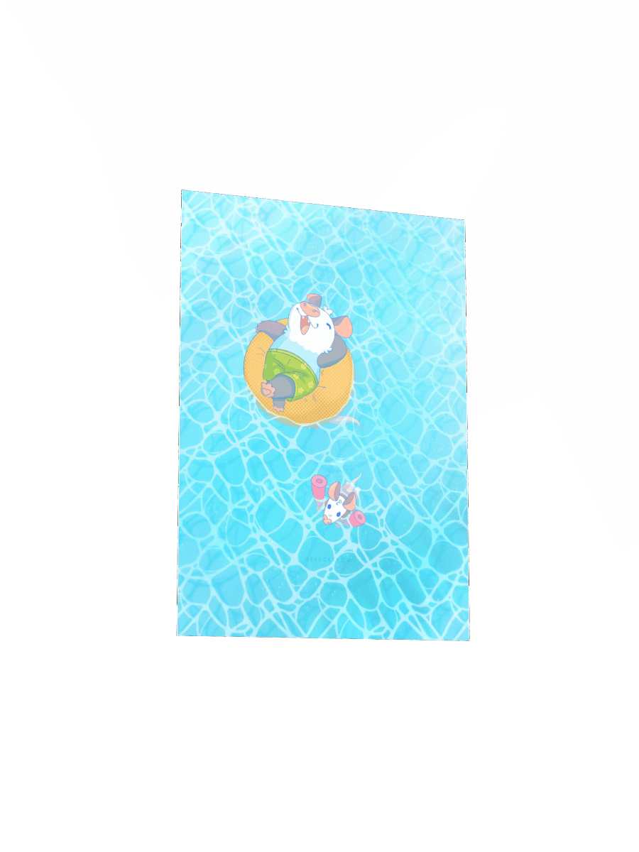 Gone Swimmin' Possum Print product image (5)