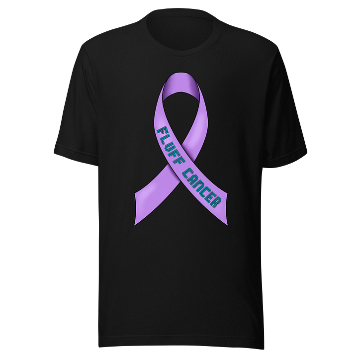 Fluff Cancer Cross Stitch Awareness Ribbon T-Shirt product image (1)