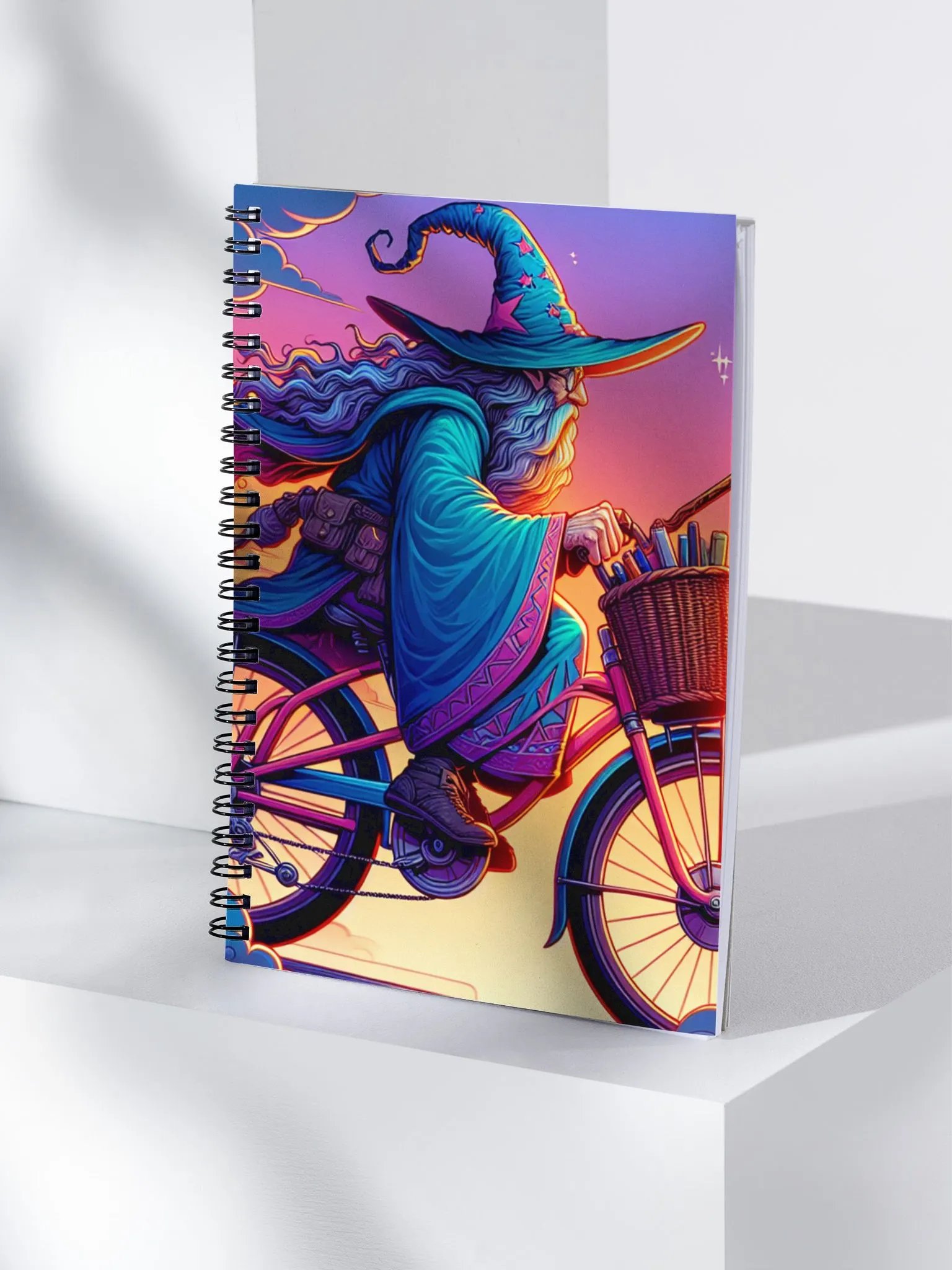 Colorful On The Go Wizard Spiral Notebook Journal product image (4)