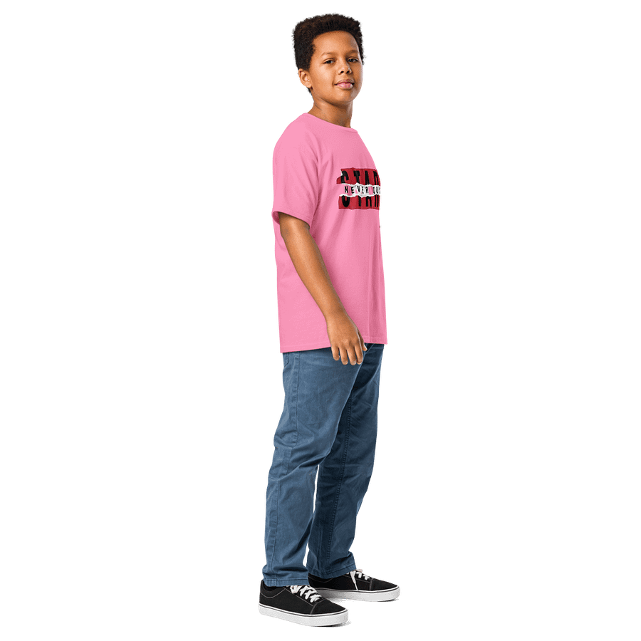 Kids T-Shirt Start Never Quit Slogan product image (5)