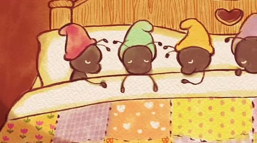 It’s starting to feel chilly as autumn settles in.
The little ants are fast asleep, snuggled up in their warm cozy beds. 🛌

す...