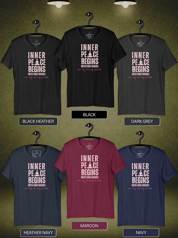 Path to Inner Peace T-Shirt (dark colors) product image (2)