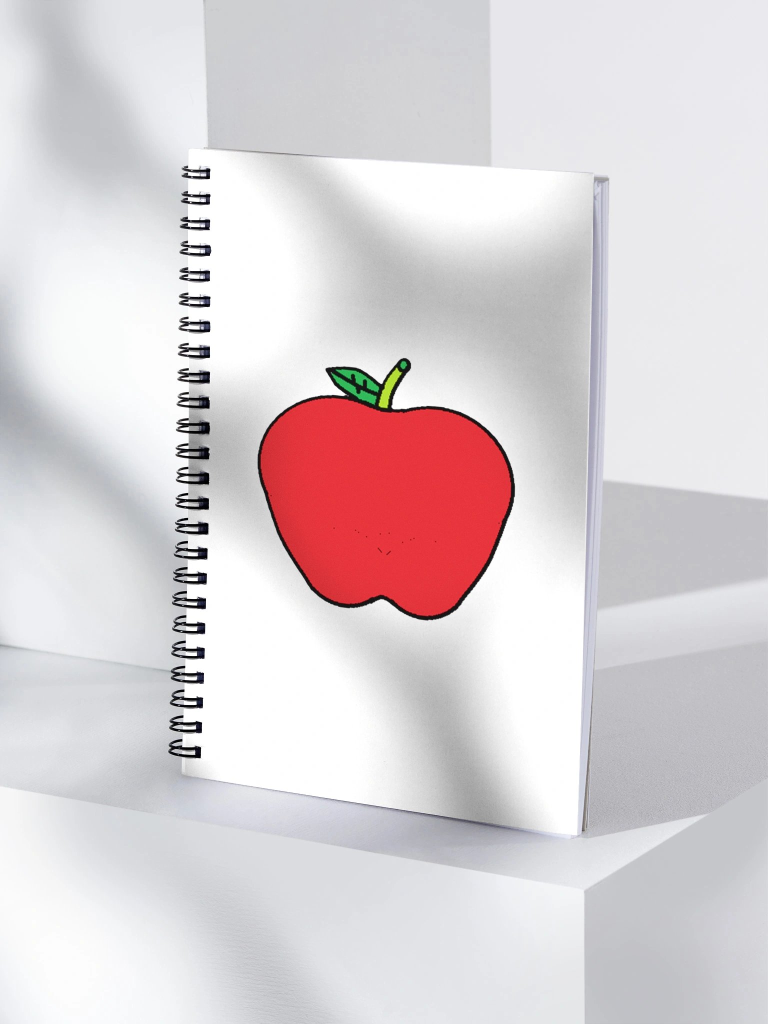 Cartoon Apple Spiral Notebook product image (4)